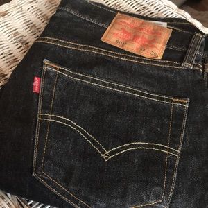 🚨B2G1 LEVI’S 501 Black Tan Thread 34x30 Jeans